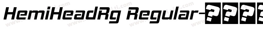 HemiHeadRg Regular字体转换